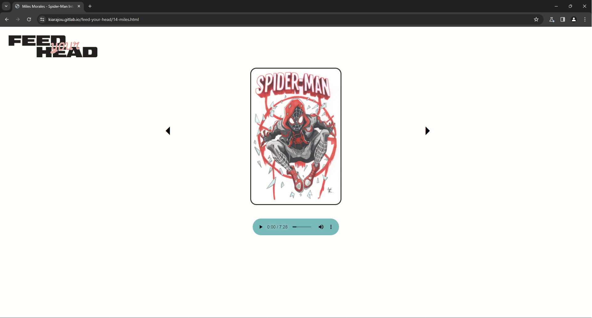 Spread from the first section’s title. The title is centered in the right page and circled. The right side of the page (from top to bottom) is coloured in teal, acting as a bookmark.